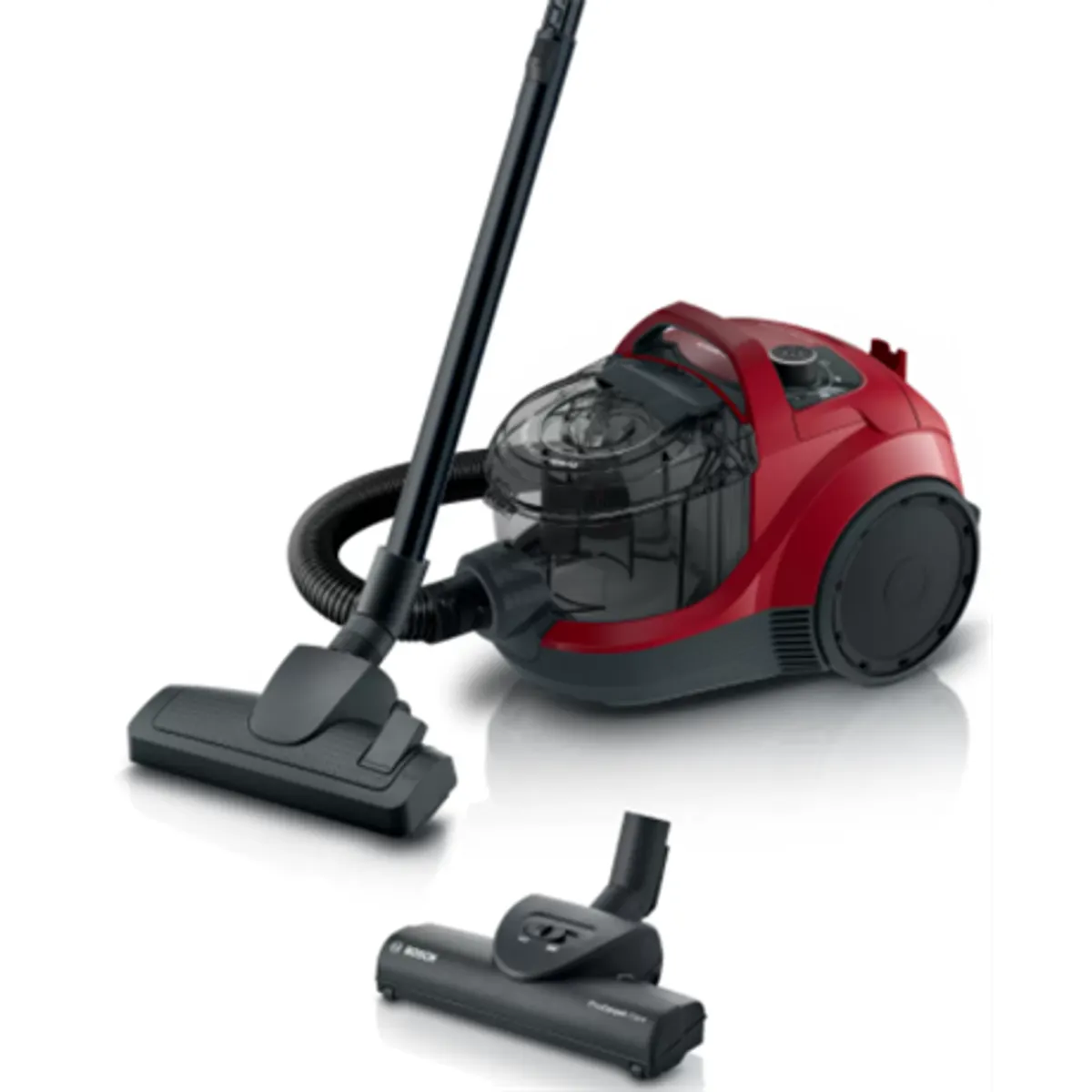 Bosch BGC21X350 Serie 4 porzsák nélküli porszívó piros HEPA H13 szűrő #1