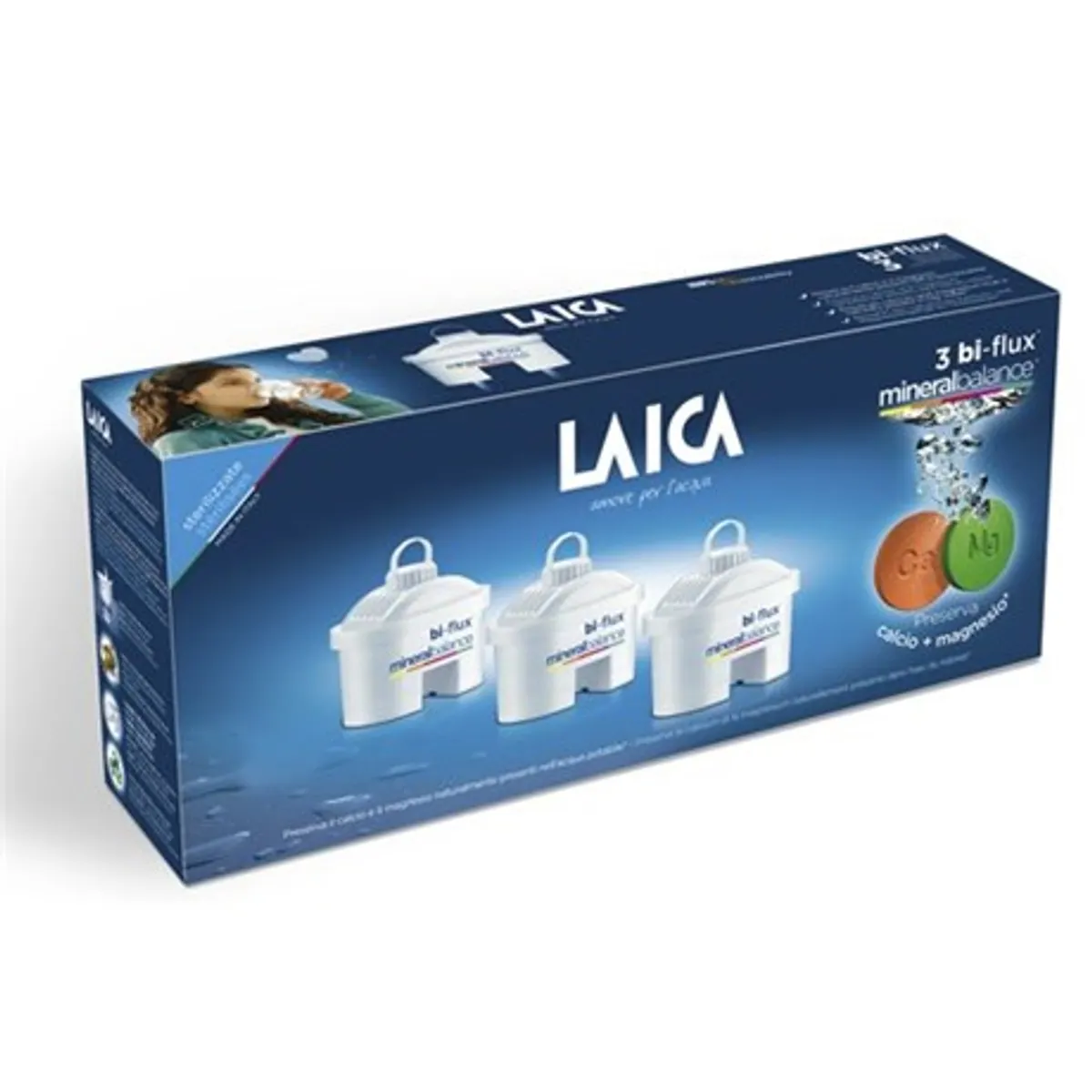 Laica M3M víztisztító szűrőbetét mineral balance bi-flux 3 db #1