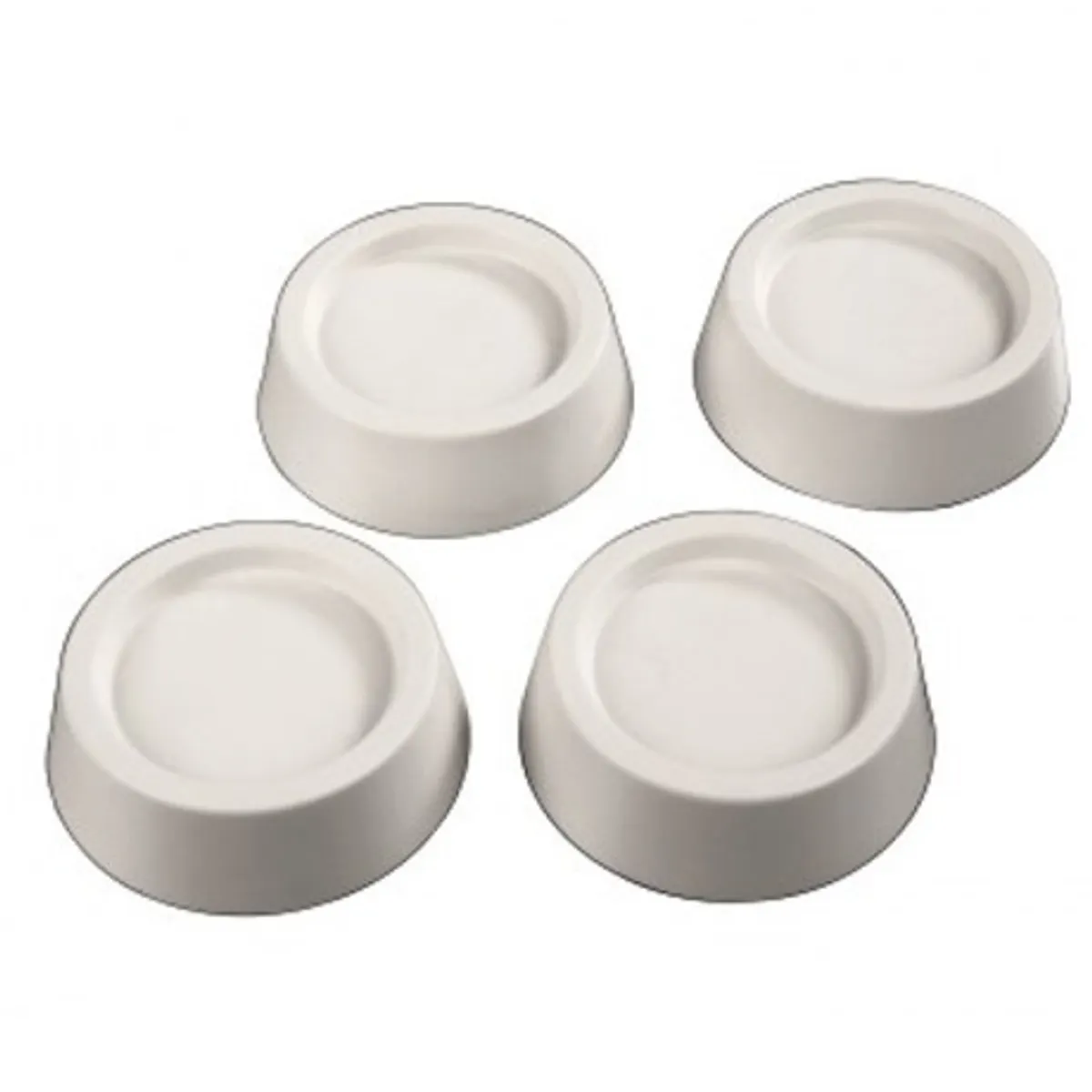 Xavax 00110879 rezgéscsillapító alátét mosó- és mosogató- és szárítógépek lábai alá 4 db hőre lágyuló PVC belső 4,5 cm külső 6,5 cm max 90 kg #1