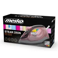 Mesko MS5028 gőzölős vasaló kerámia vasalótalp beépített vízkőszűrő cseppenés gátló 2200 W #3