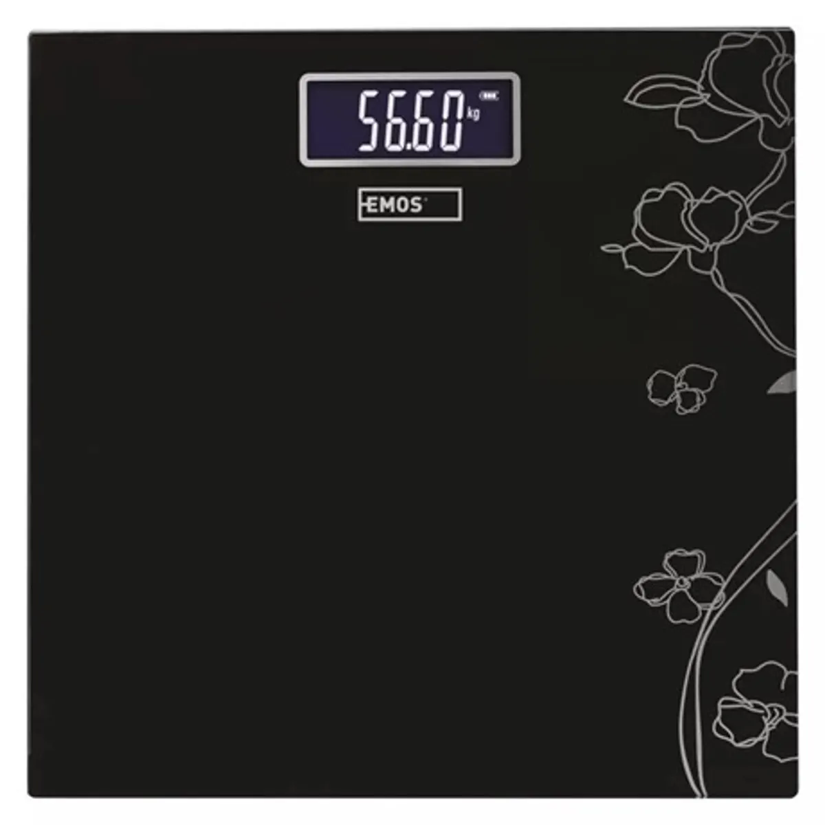 Emos EV106 személymérleg 180 kg 100 g háttérvilágítású LCD kijelző edzett üveg felület #1