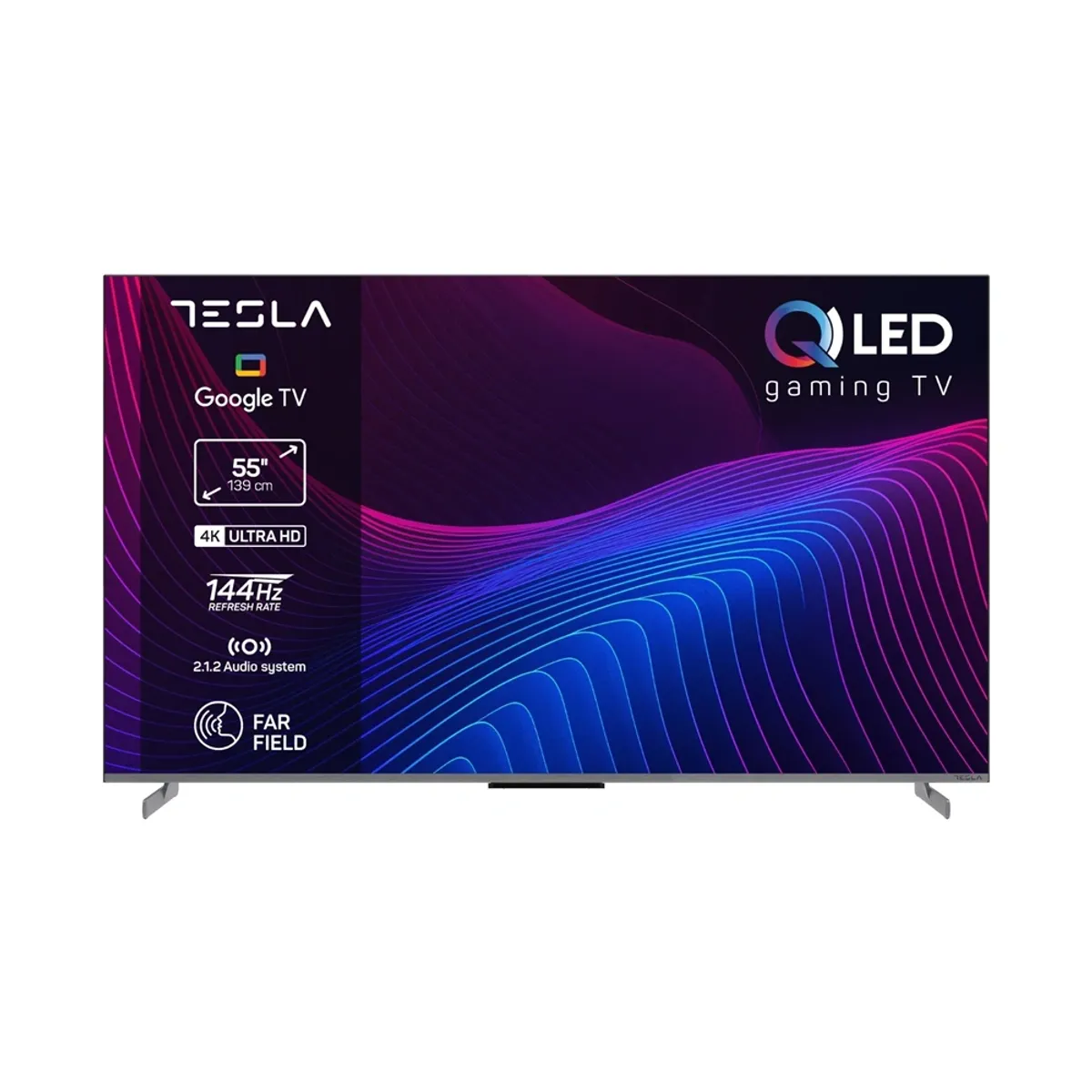 Tesla G55S949GUS 55" 4K QLED Google TV 144Hz IPS Dolby Atmos #1