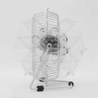 Delight 51110WH USB asztali ventilátor 18 cm 5V 1,75W fém lapát ketrec állítható dőlésszög körbeforgatható #4