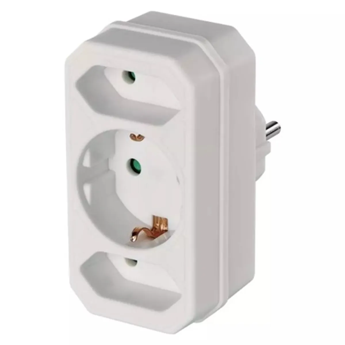Emos P00272 3 aljzatos schuko elosztó IP20 gyerekzár fehér 250 V 16 A 3680 W #4