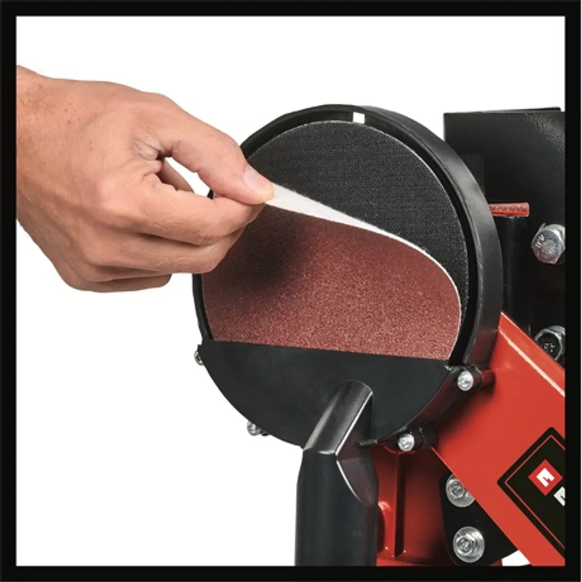 Einhell TC-US 380 asztali szalag- és tányércsiszoló 914x100 mm szalag 80 szemcsefinomság 0-60 asztal #6