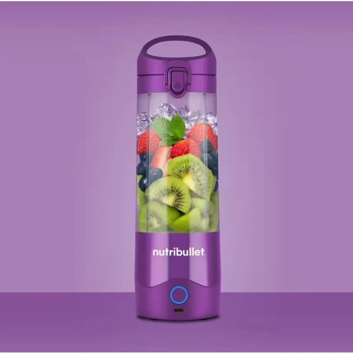 Nutribullet NBP003.PU Turmixgép 475ml USB-C töltés hordozható 4pontos rozsdamentes acél penge Tritan pohár #8