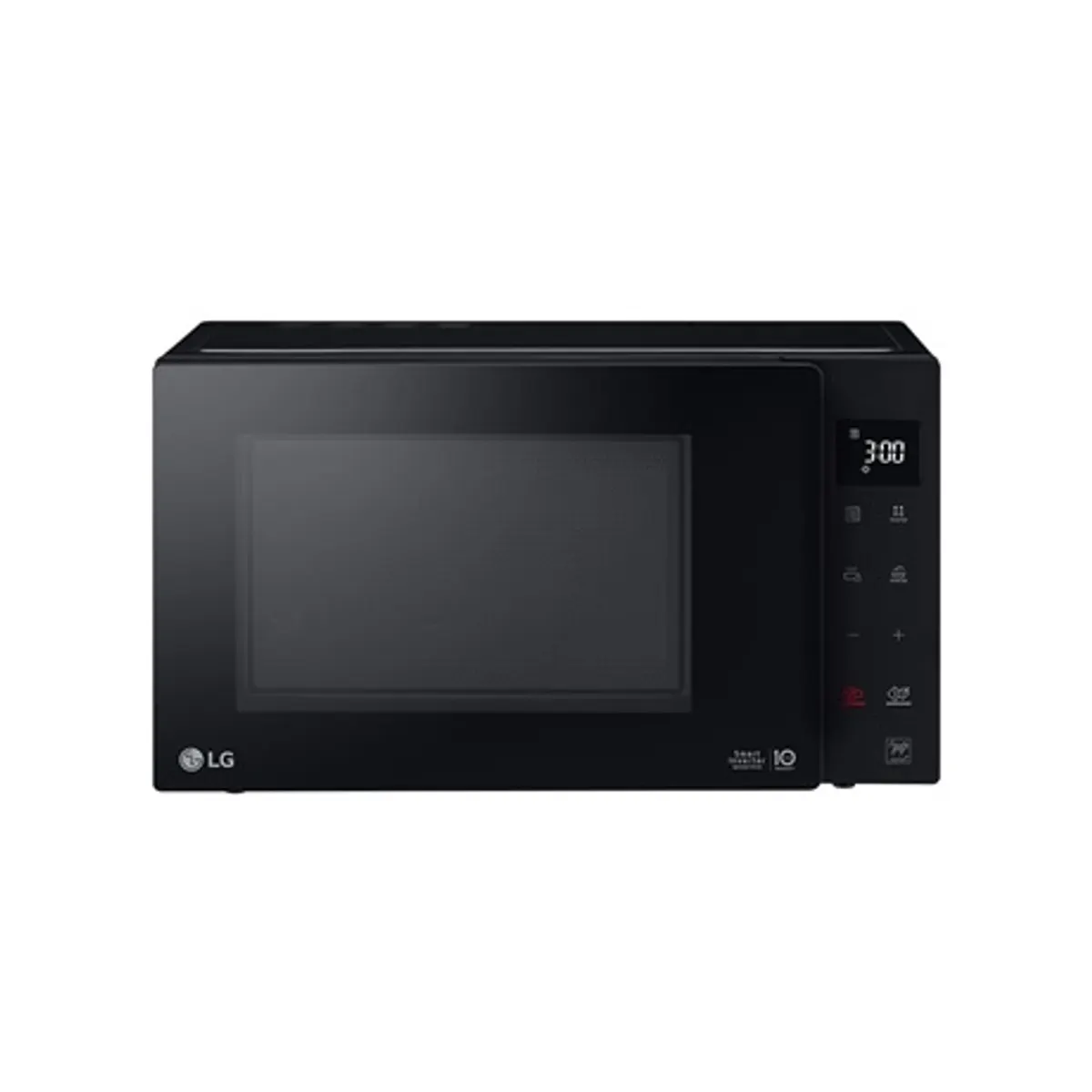 LG MS2336GIB mikrohullámú sütő 23 l 1000 W EasyClean bevonat Smart Inverter fehér LED gyors kiolvasztás gyerekzár rejtett fogantyú fekete #1