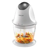 Sencor SHB4310 aprító 300 W gyümölcs zöldség hús aprítás jégzúrással nemesacél kések 650 ml műanyag tál csúszásgátló alátét biztonsági kapcsoló