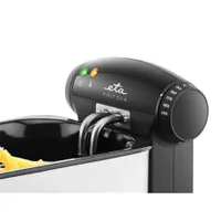 Eta 317290000 olajsütő rozsdamentes 3 literes zománc edény állítható kosár 150-190 °C 2000 W easy clean funkció csúszásmentes lábak #8
