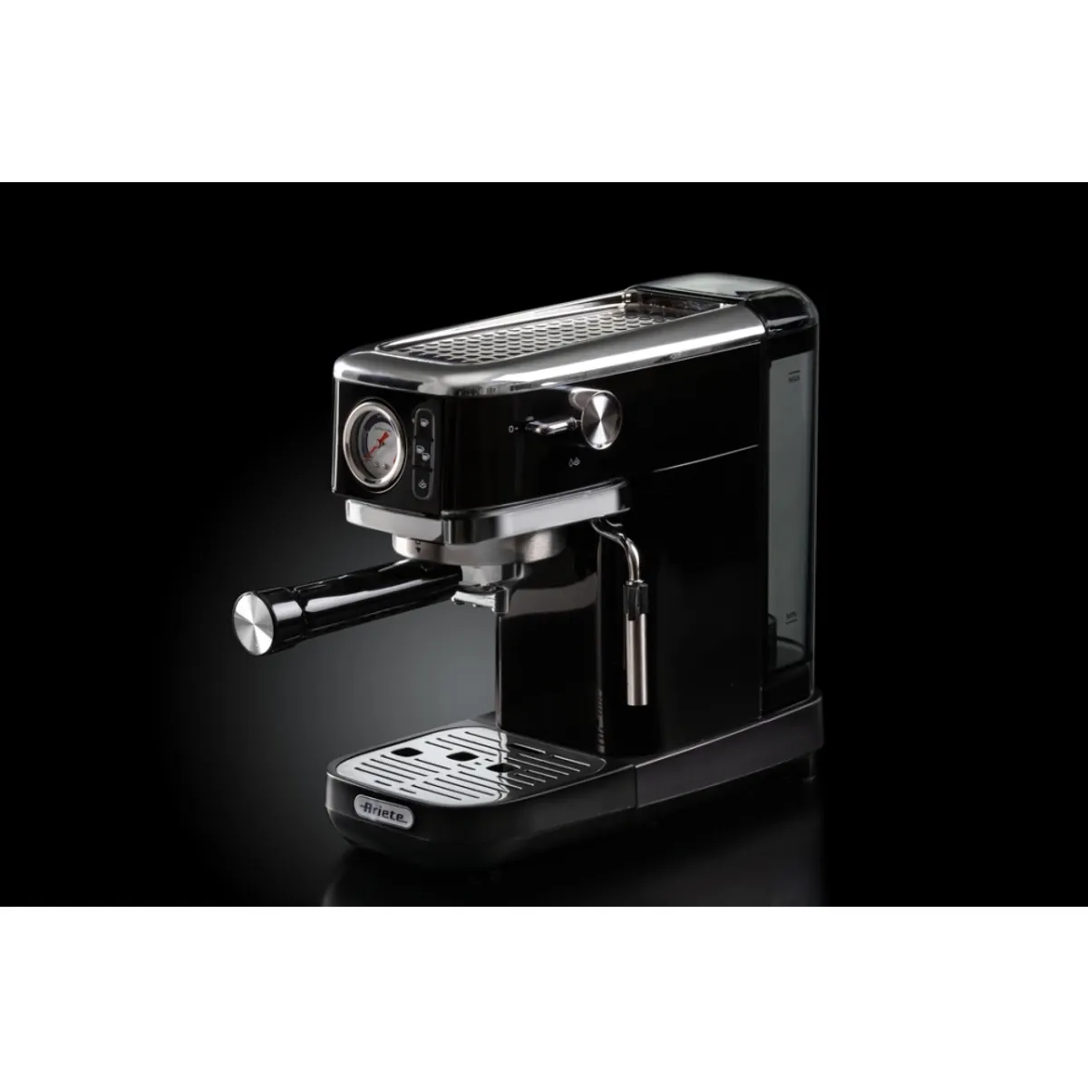 Ariete 1381.BK Moderna Slim eszpresszó 15 bar nyomás 1.3 kW 14 cm széles E.S.E. pod kompatibilis maxi cappuccino eszköz gőz automata kikapcsolás fekete #5
