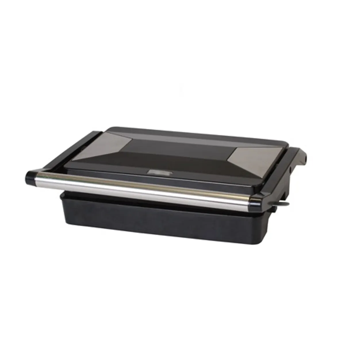 Home by Somogyi HG KG 01 Mini kontakt grill 1000 W 23 x 14,5 cm bordázott sütési felület alumínium bevonatú tapadásmentes védelem 230 V 50 Hz #2