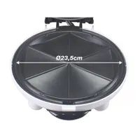 Beper P101CUD600 quesadilla sütő 23,5 cm sütőfelület, piros-fehér, tapadásmentes bevonat, hőszigetelt fogantyú, csúszásmentes lábak #5