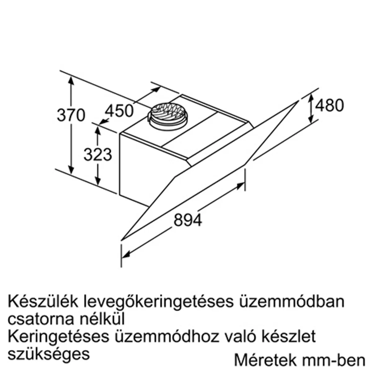 Bosch DWK98PR60 döntött ernyős páraelszívó 90 cm fekete üveg touchcontrol 3+2 intenzív #10