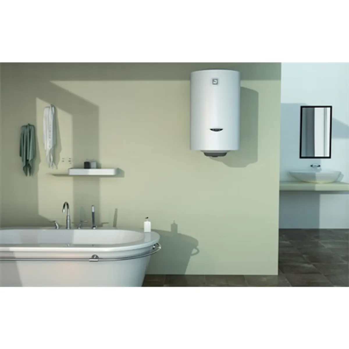 Ariston PRO1 R 100 VTD 1,8K EU Forróvíztároló kapacitás 100 l 230 V 1,8 kW fűtőspirál jobb max nyomás 8 bar max vízhőmérséklet 75 C #5
