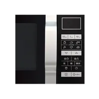 Sharp R760BK grillezős mikrohullámú sütő 23 l 900 W 1000 W grill dupla grill kvarc infravörös digitális kijelzés érintő gomb gyerekzár fekete #3
