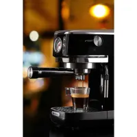 Ariete 1381.BK Moderna Slim eszpresszó 15 bar nyomás 1.3 kW 14 cm széles E.S.E. pod kompatibilis maxi cappuccino eszköz gőz automata kikapcsolás fekete #7