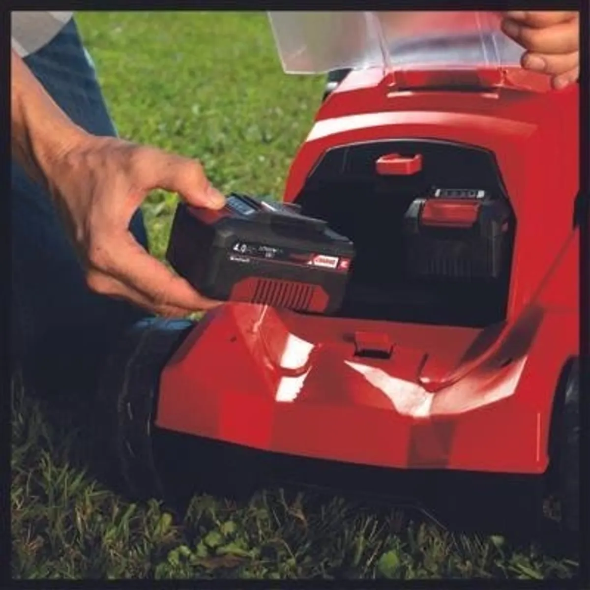 Einhell GP-CM 36/41 LI - SOLO akkumulátoros fűnyíró Power X-Change 41 cm vágás, 50 L fűgyűjtő kosár, szénkefe nélküli motor #6
