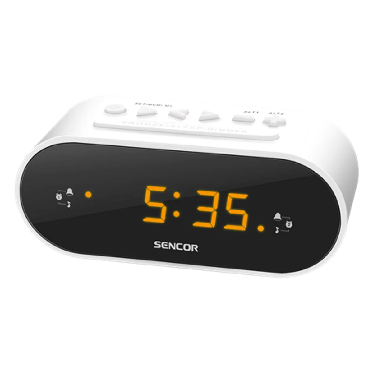 Sencor SRC 1100 W Ébresztőórás rádió 87,5-108 MHz 10 programhely Kettős ébresztés alvásüzemmód #1