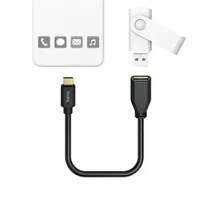 Hama 00201605 USB Type-C OTG adapter 0,15 m aranyozott #2