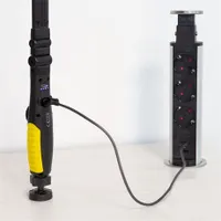 Phenom 18647 COB LED munkalámpa 5W 300+70 lm 360 fok fej mágneses talp Li-ion 1800 mAh MicroUSB töltés töltésjelző IP32 #5