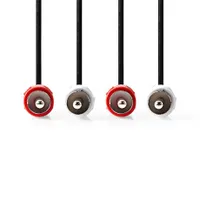 Nedis CAGL24200BK15 sztereo audio kábel 2 x RCA dugó 1,5 m #2