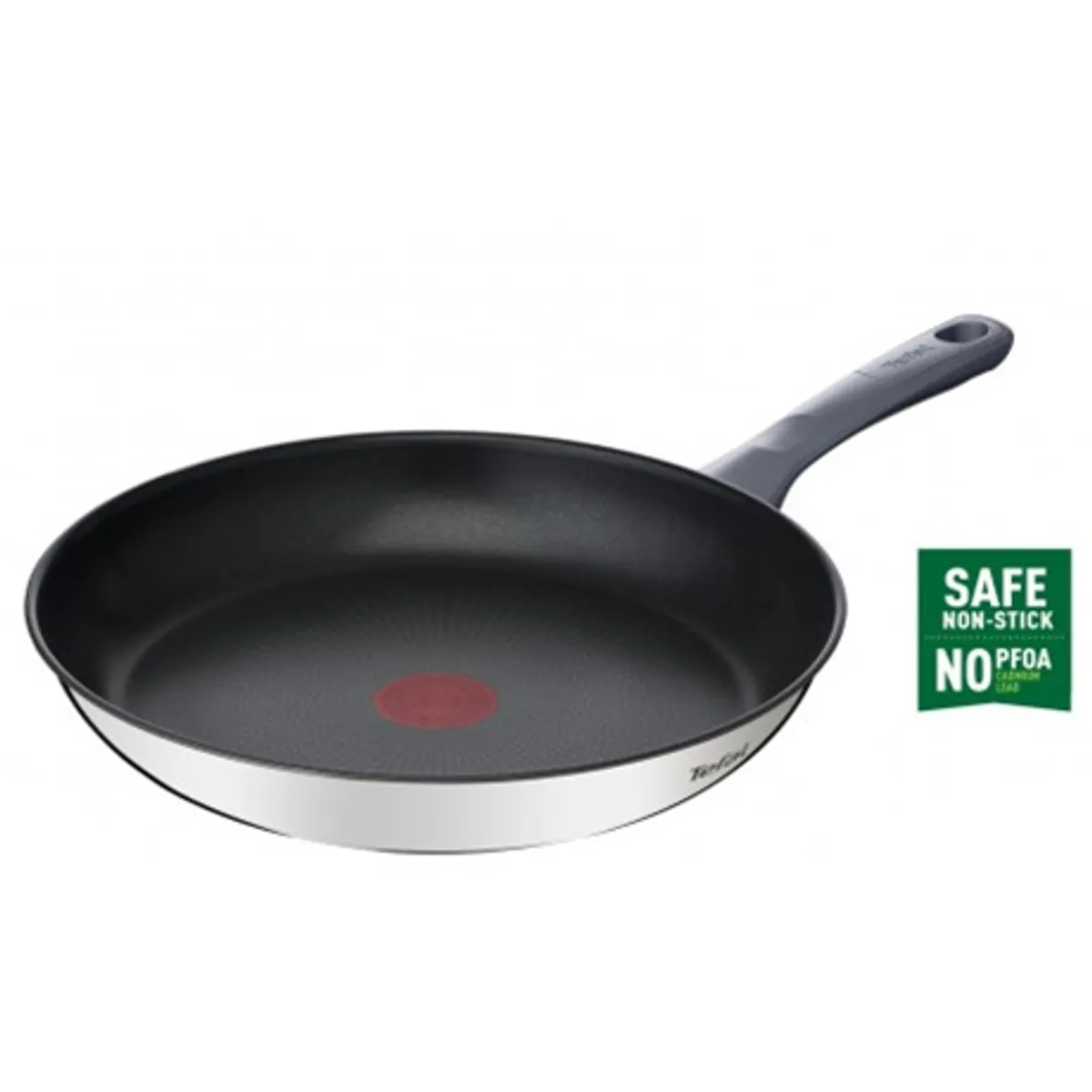 Tefal G7300455 Daily cook serpenyő 24 cm rozsdamentes acél Titanium 2X Thermo-Signal indukció #2