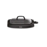 Tefal CB6A0830 Plancha asztali grillsütő 2000 W 30x40 cm fedél edzett üveg osztott lap levehető zsírtálca termosztát #1