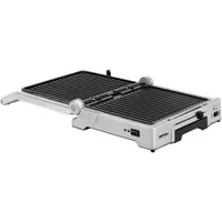 MPM MGR-10M kontakt grillsütő kerámia fűtőelem 2000 W tapadásmentes felület 290x260 mm 3 mód 180 fokban nyitható #2