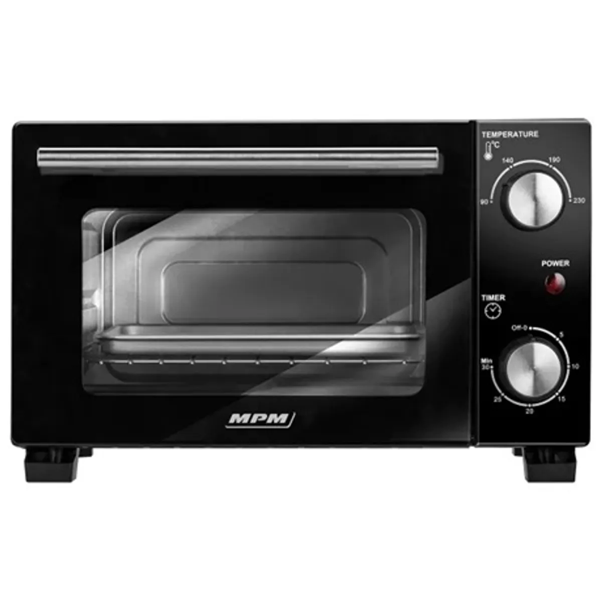 MPM MPE-13 Elektromos sütő kapacitás 10 l, 90-230C, 800 W, időzítő 0-30 perc, felső és alsó fűtőelem #2