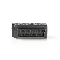 Nedis CVGP31902BK SCART adapter SCART férfi S-Video nő és 3x RCA nő nikkelezett fekete kapcsolható #3