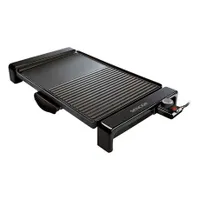 Sencor SBG106BK Grill asztali 2 felület bordázott és sima tapadásmentes 350 ml olajlecsöpögtető 2300 W 100-220 C melegen tartó funkció 60 C #2