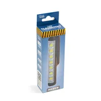 Phenom 18580A LED zseblámpa újratölthető mágneses övcsipesz Type-C töltés ezüst alumínium #3