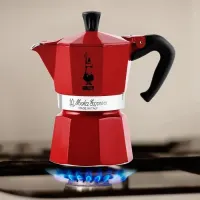 Bialetti 4943 MOKA EXPRESS Moka Express kotyogós kávéfőző 6 adag piros alumínium #4