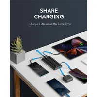 Veger VP2047 C20 20000mAh beépített kábelekkel USB-A USB-C Lightning Micro USB #5