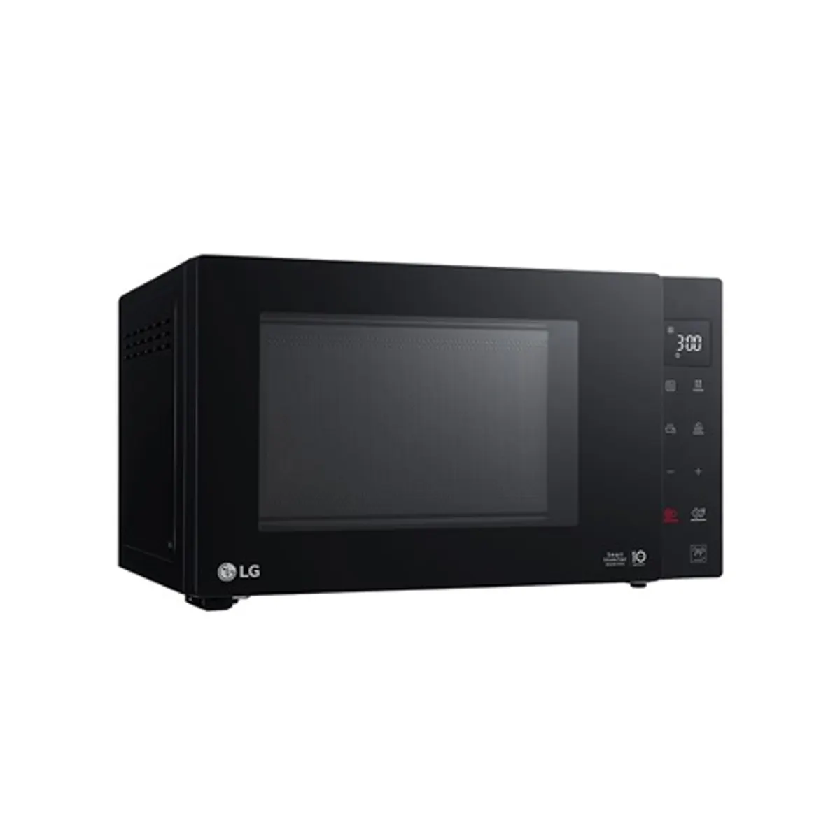 LG MS2336GIB mikrohullámú sütő 23 l 1000 W EasyClean bevonat Smart Inverter fehér LED gyors kiolvasztás gyerekzár rejtett fogantyú fekete #2