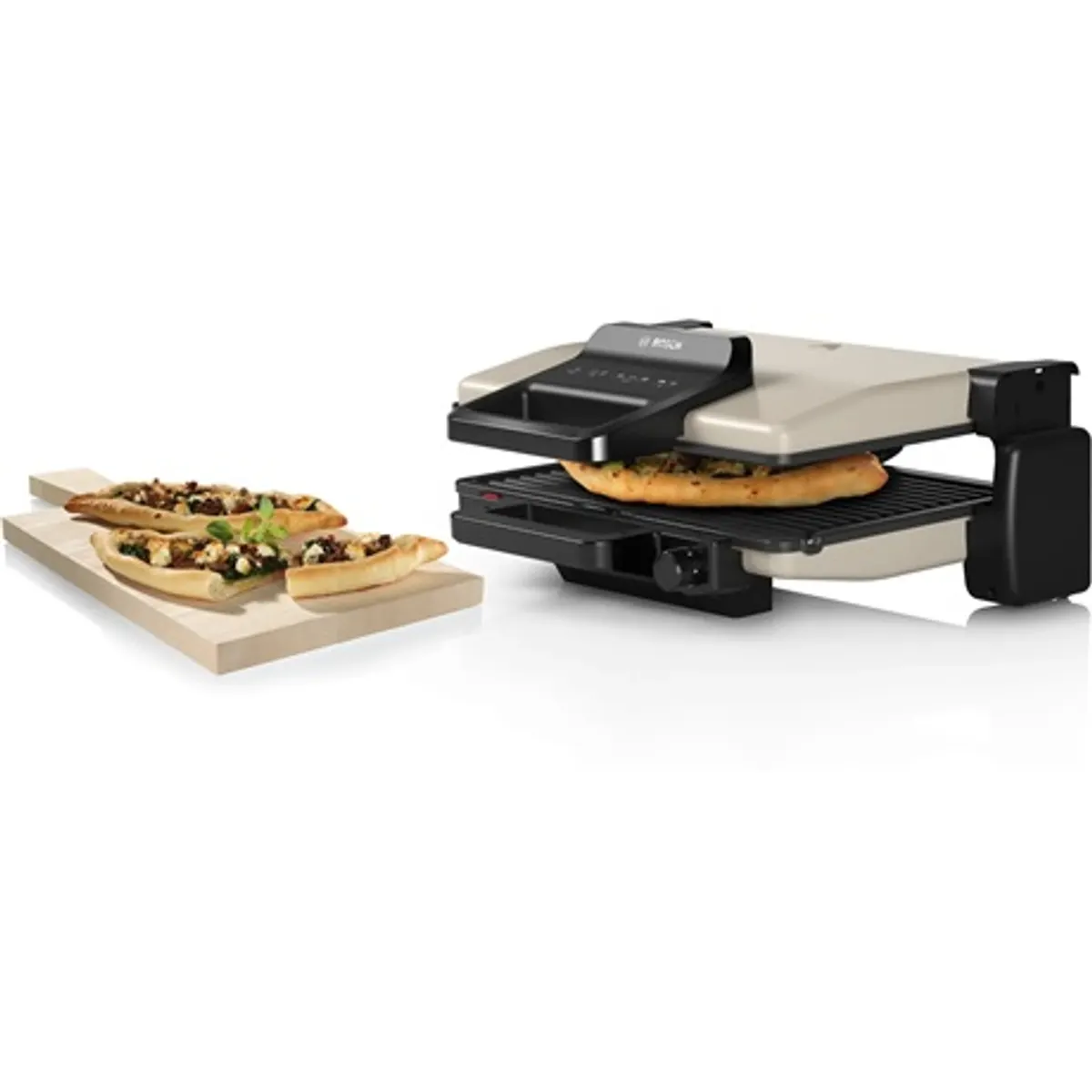 Bosch TCG3302 kontakt grill ezüst 2000 W fokozatmentes szabályozás kivehető grill-lapok tapadásmentes kerámiabevonattal #6