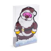 Family Christmas 56530E Ablakdekoráció Mikulás led-es pvc elemes 3x aaa 8 led 27x17 cm ip20 #3