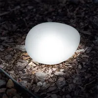 Garden of Eden 11768 Leszúrható szolár lámpa kavics forma IP44 melegfehér led #3