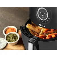 Tesla Q50XL FEKETE AirCook Q50 XL 8 programok Heat2Flow 3,8 l digitális érintőpanel automatikus kikapcsolás #6