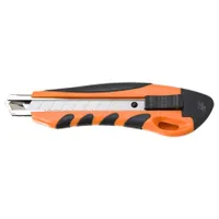 Handy 10814 univerzális kés törhető penge 18 mm kihúzható penge ütésálló műanyag váz csúszásgátló gumi markolat tartozék 1 db 18 mm penge #1