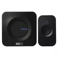 Emos P5728 vezeték nélküli csengő 433 MHz 180 m hatótávolság 52 dallam 90 dB IP56 #1
