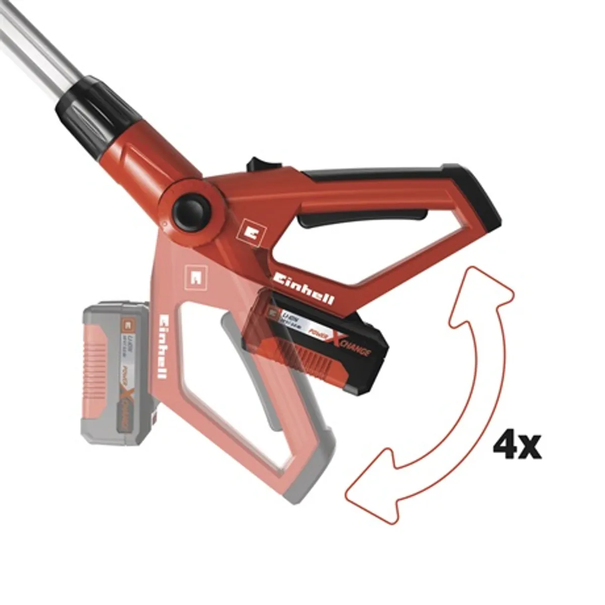Einhell GE-LC 18 LI T- SOLO magasági ágvágó akkumulátoros teleszkópos nyél 183-277 cm #6