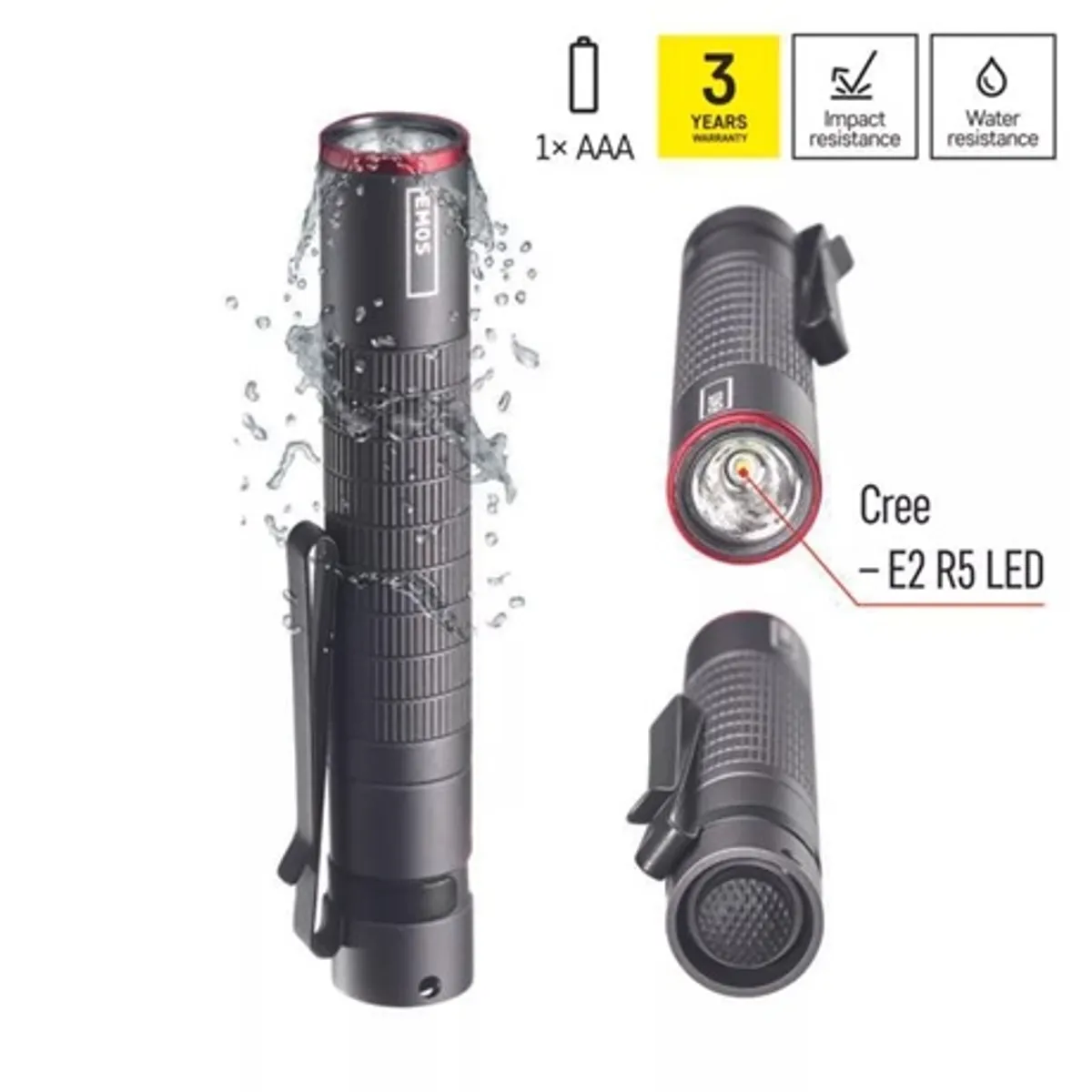 Emos P3150 ULTIBRIGHT 50 CREE LED fém zseblámpa IP65 100 lm 65 m #4