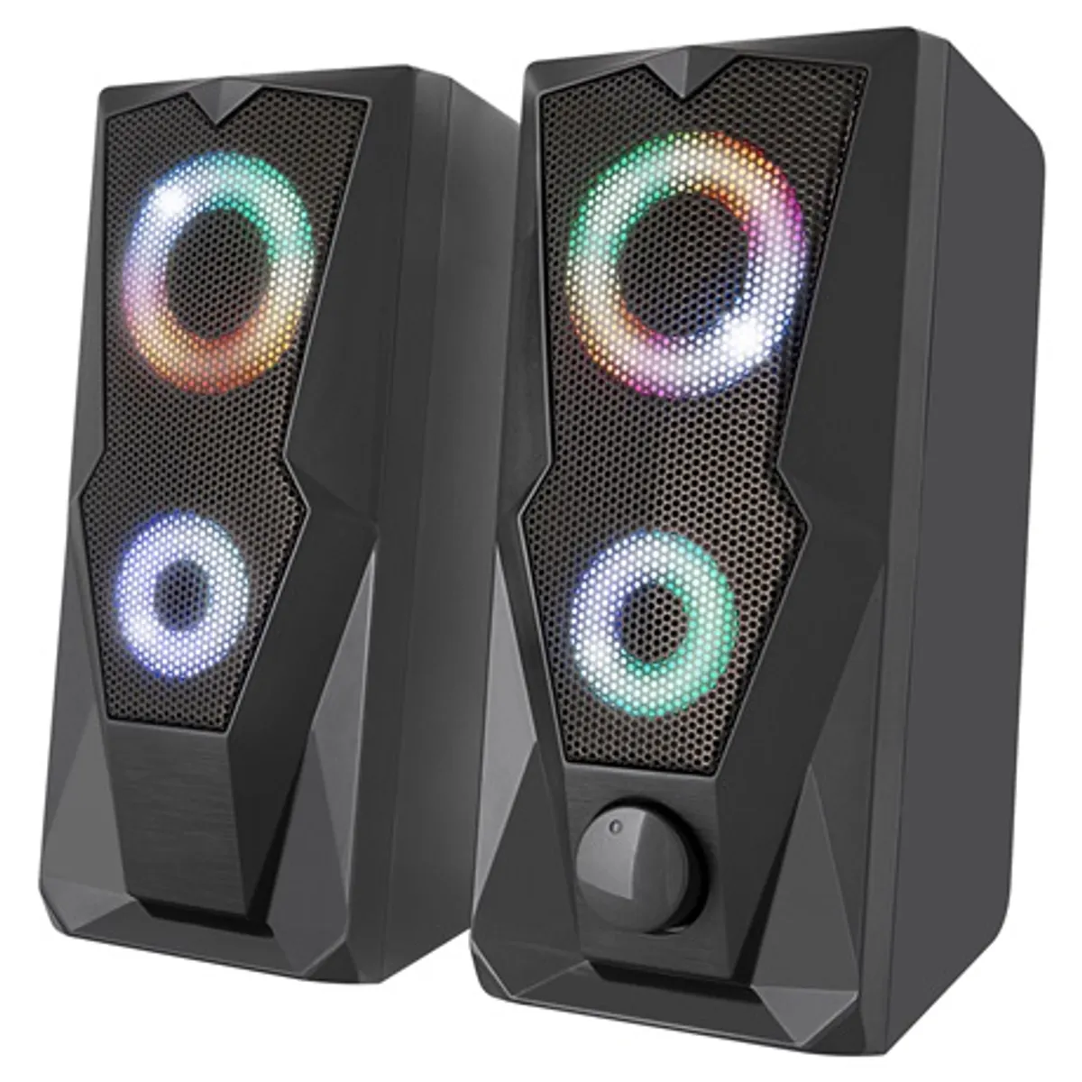 Yenkee YSP 2003RGB Hangfal 2.0 RGB USB 5V 1A 2x 2.5in hangszóró 4ohm 160Hz-20kHz 6W RMS #4