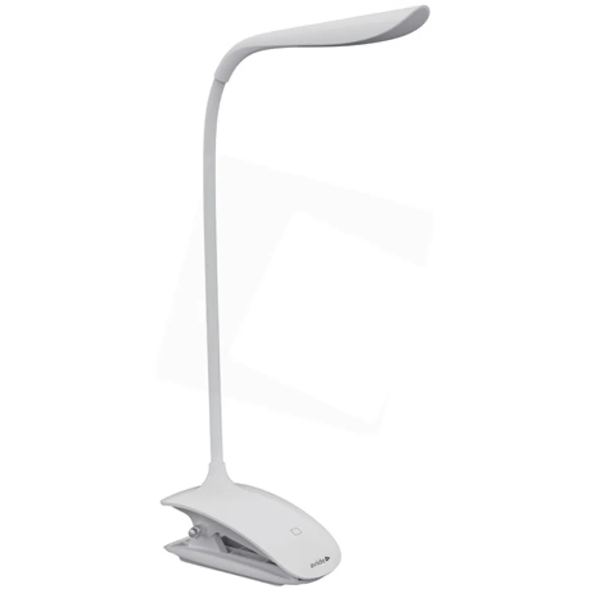 Avide ABLDL-CLIP-1.5W csíptethető LED asztali lámpa fehér beépített akkumulátor 1,5W CW 6400K 170 fok SMD2835 #1