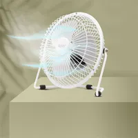 Delight 51110WH USB asztali ventilátor 18 cm 5V 1,75W fém lapát ketrec állítható dőlésszög körbeforgatható #1