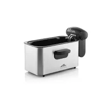 Eta 317290000 olajsütő rozsdamentes 3 literes zománc edény állítható kosár 150-190 °C 2000 W easy clean funkció csúszásmentes lábak #4