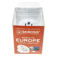 Skross 1.500211-2 World to Europe utazó adapter földelt #5