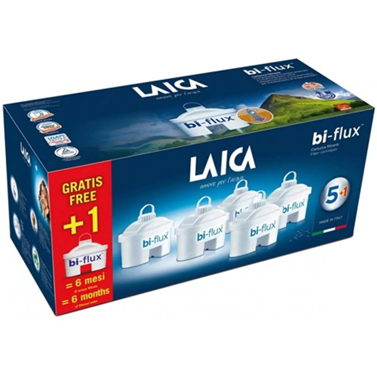 Laica F6S Bi-Flux 5 és 1 db vízszűrőbetét #1