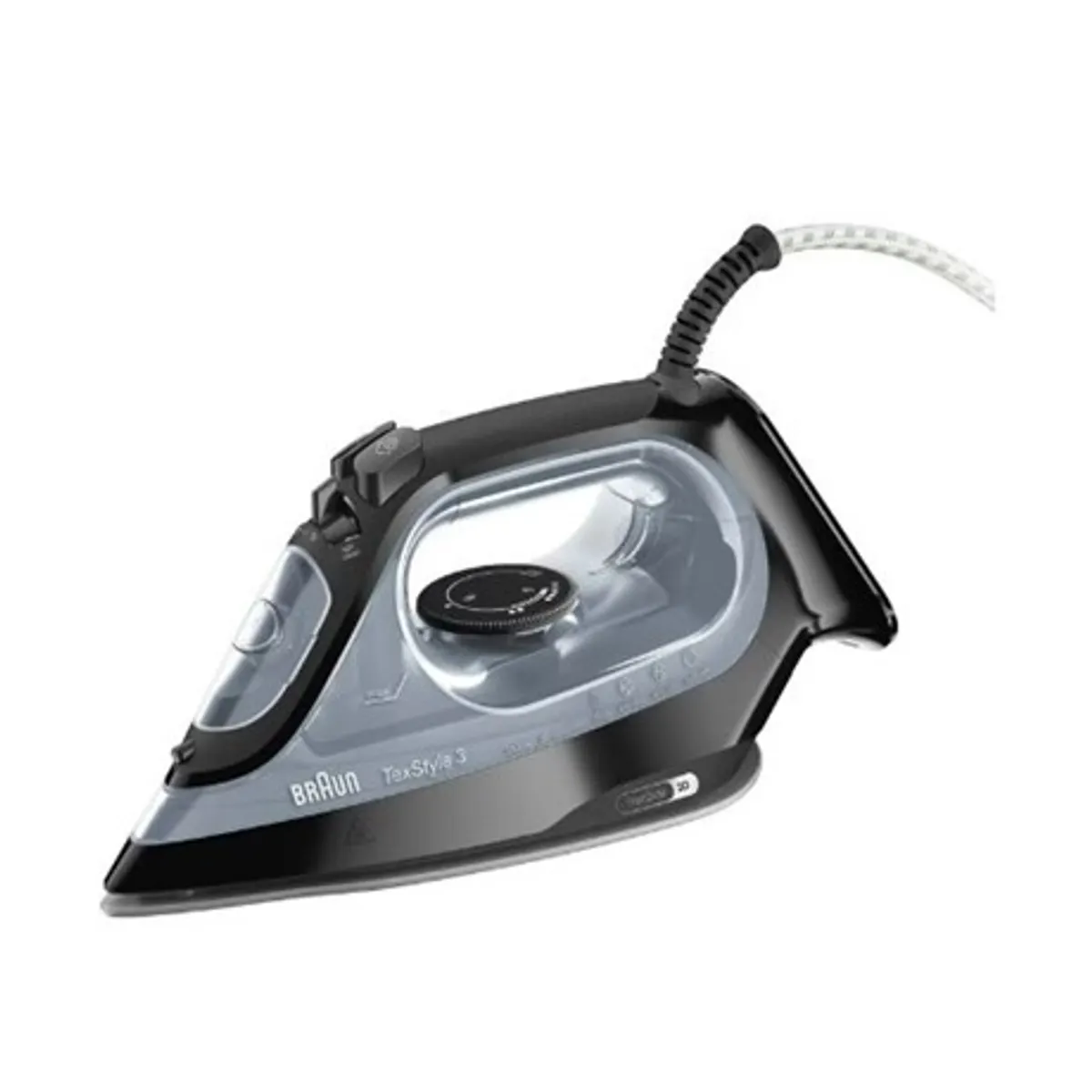 Braun SI3055BK TexStyle 3 gőzölős vasaló 2400 W 270 ml víztartály precíziós csúcs SuperCeramic bevonat automatikus kikapcsolás csepegésgátló #1